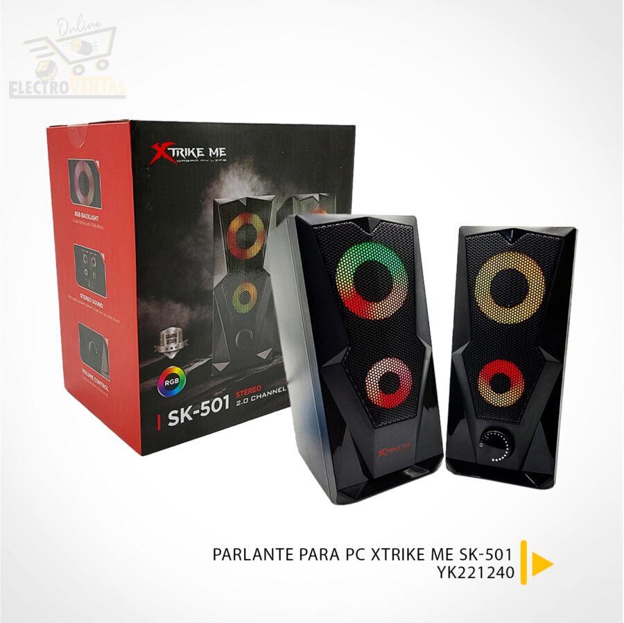 (OFERTA) "YK221240" PARLANTE PARA PC XTRIKE ME SK-501