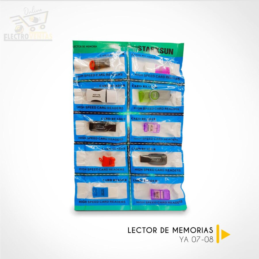 "YA07-08" LECTOR DE MEMORIA DE 1 ENTRADA LAMINA X10.