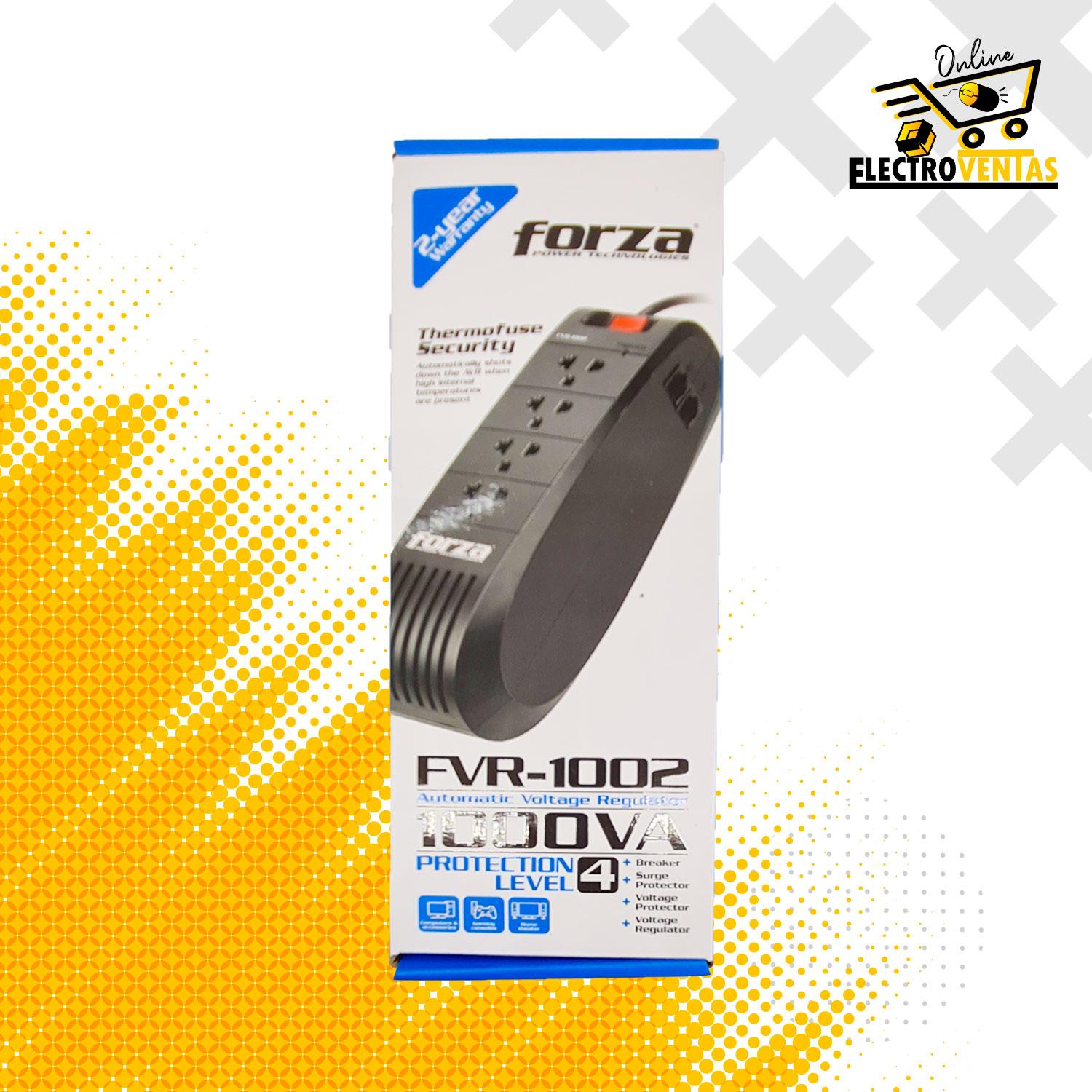 "FR 01-10" ESTABILIZADOR DE 1000 VA FORZA - Imagen 4