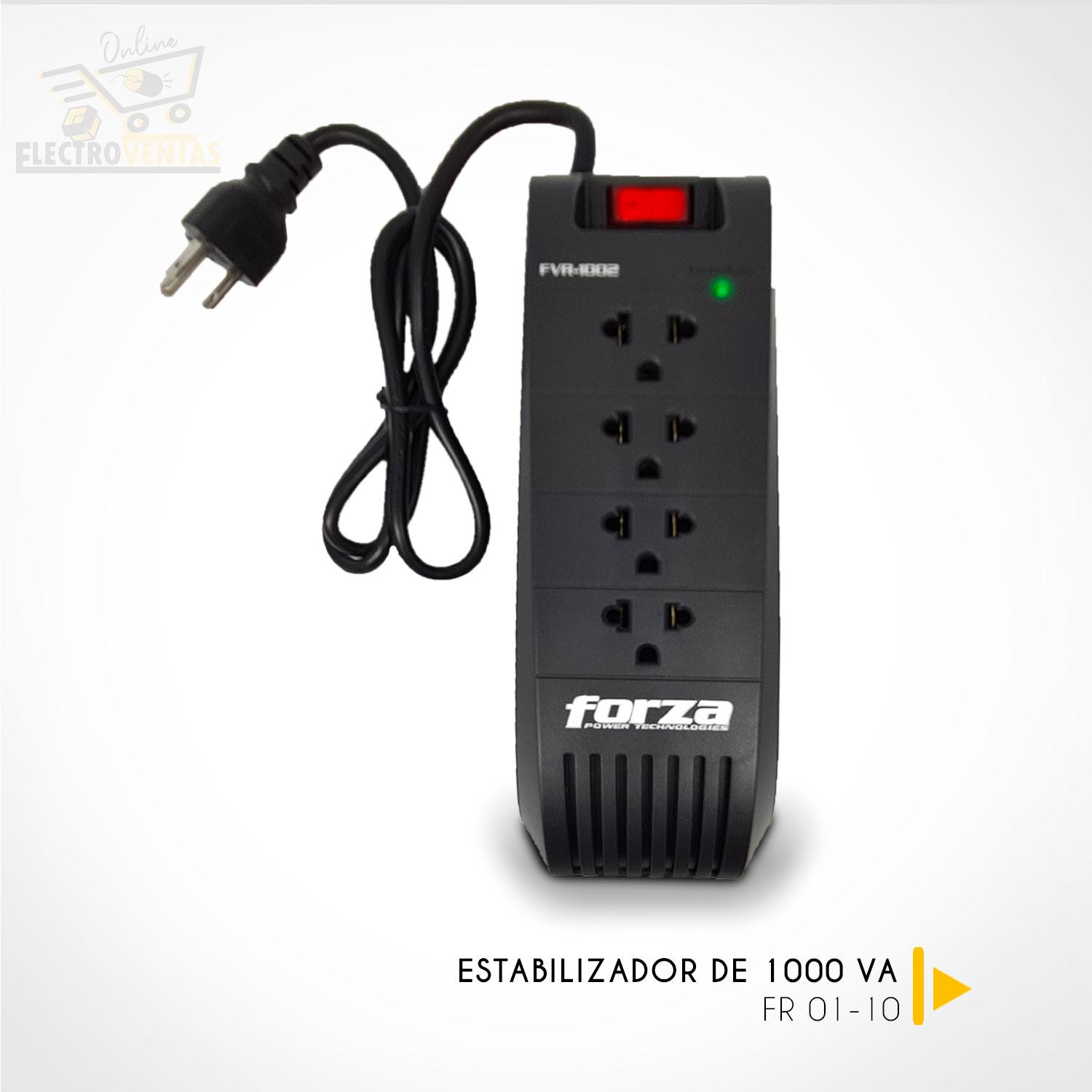 "FR 01-10" ESTABILIZADOR DE 1000 VA FORZA