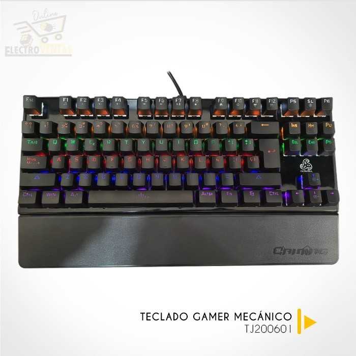 TECLADO GAMER MECÁNICO ROWELL 87KEY (TJ 200601) 