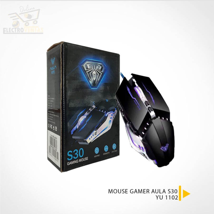 (OFERTA) "YU1102" MOUSE GAMER AULA S30