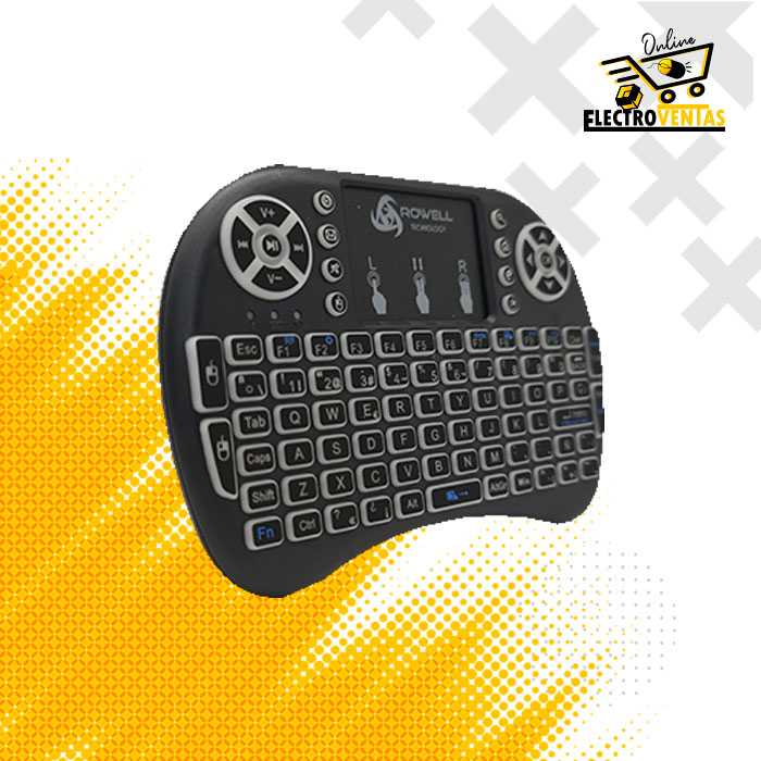 (OFERTA) "MI 32-05" MINI KEYBOARD ROWELL INALAMBRICO C/LUZ20-01 - Imagen 2