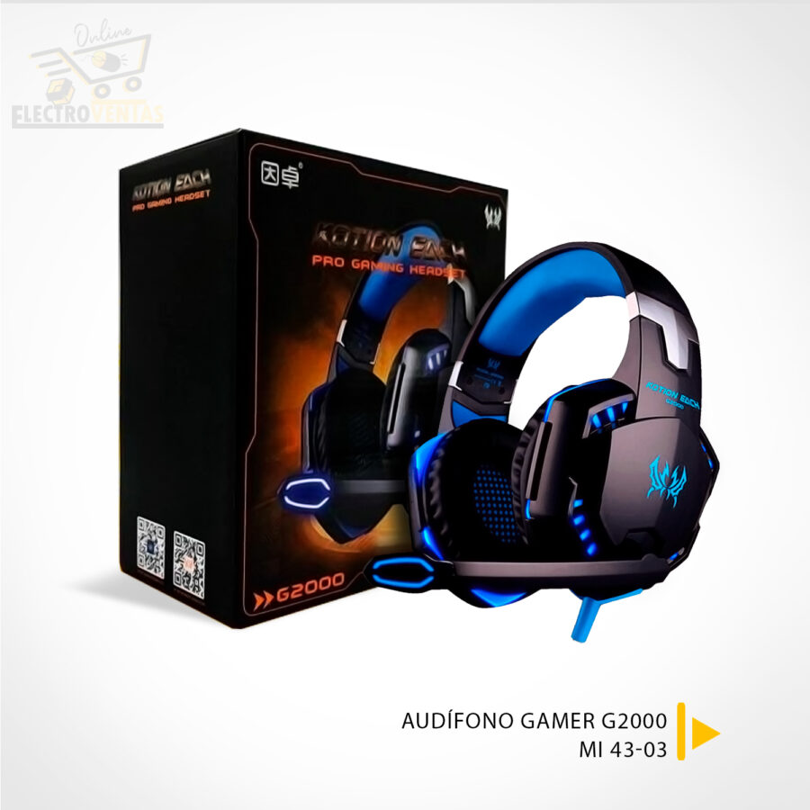 (OFERTA) "MI43-03" AUDIFONO GAMER G2000.