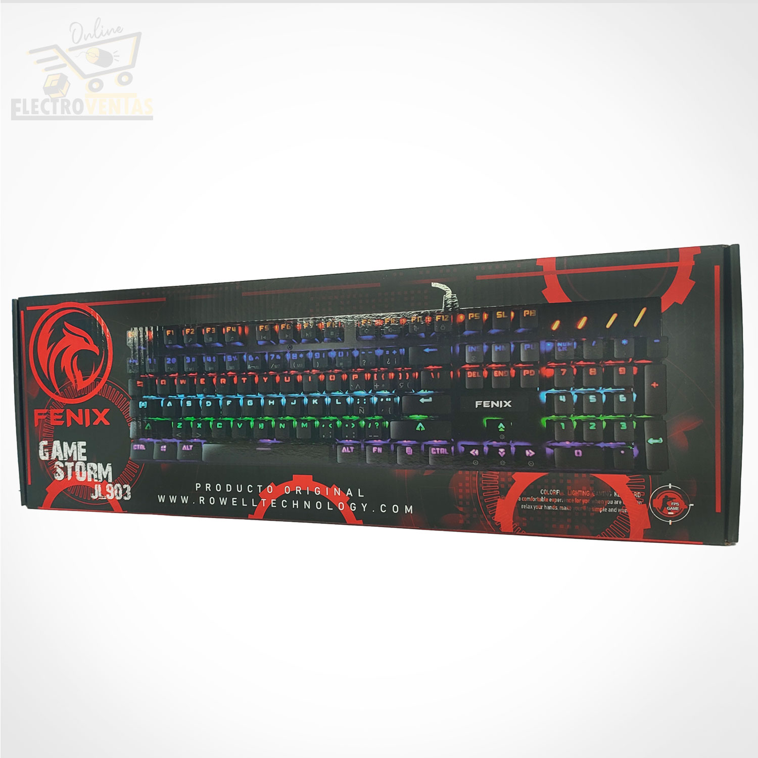 jtgajj‘ OFERTA) «JL200903» TECLADO MECANICO FENIX JL903
