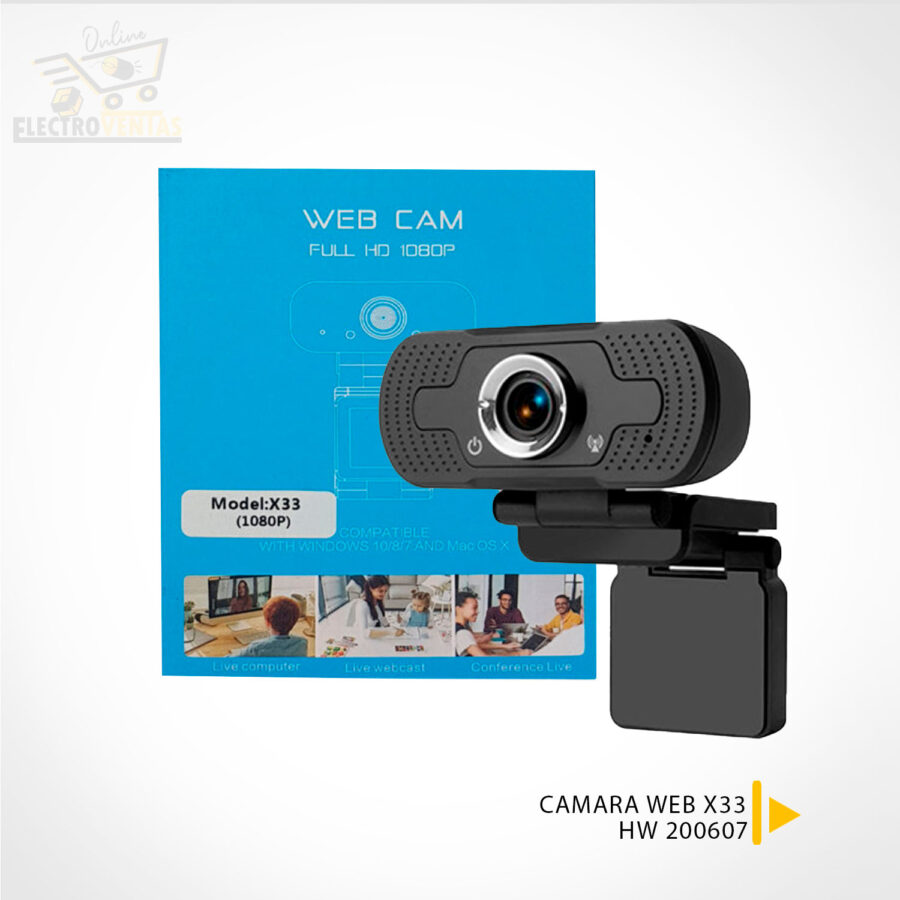 (OFERTA) “HW200607” CAMARA WEB X33 FULL HD 1080P