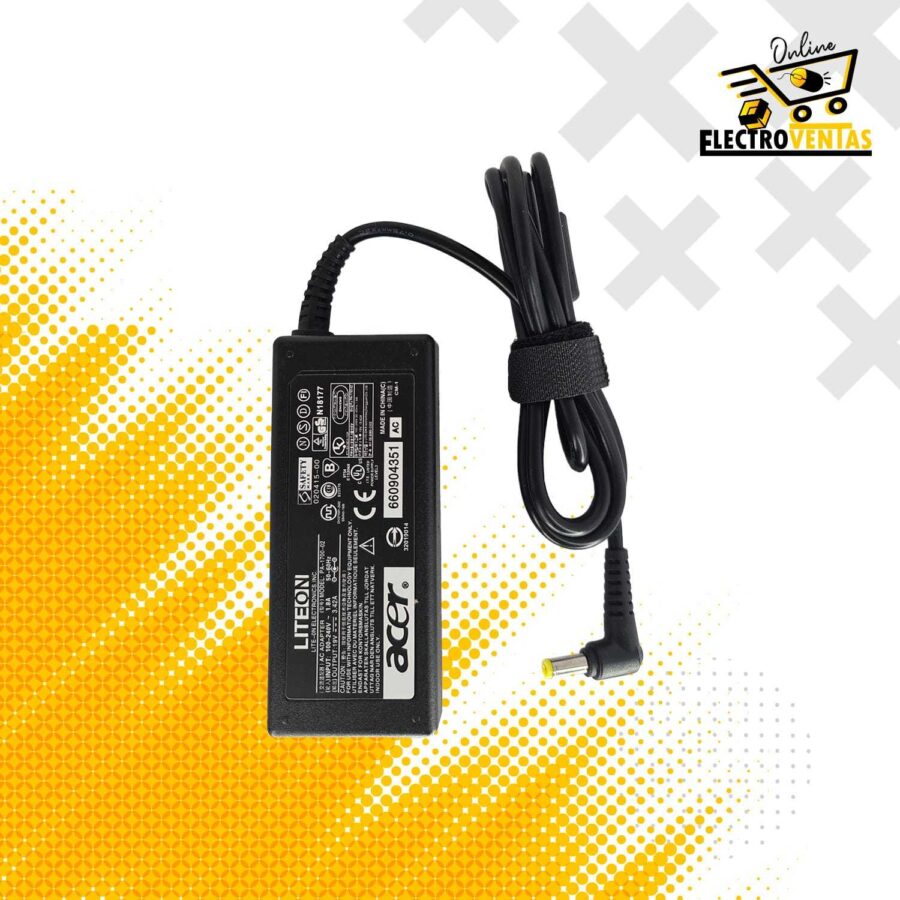 "ME06-05" CARGADOR DE LAPTOP ACER 19V3.42A - Imagen 2