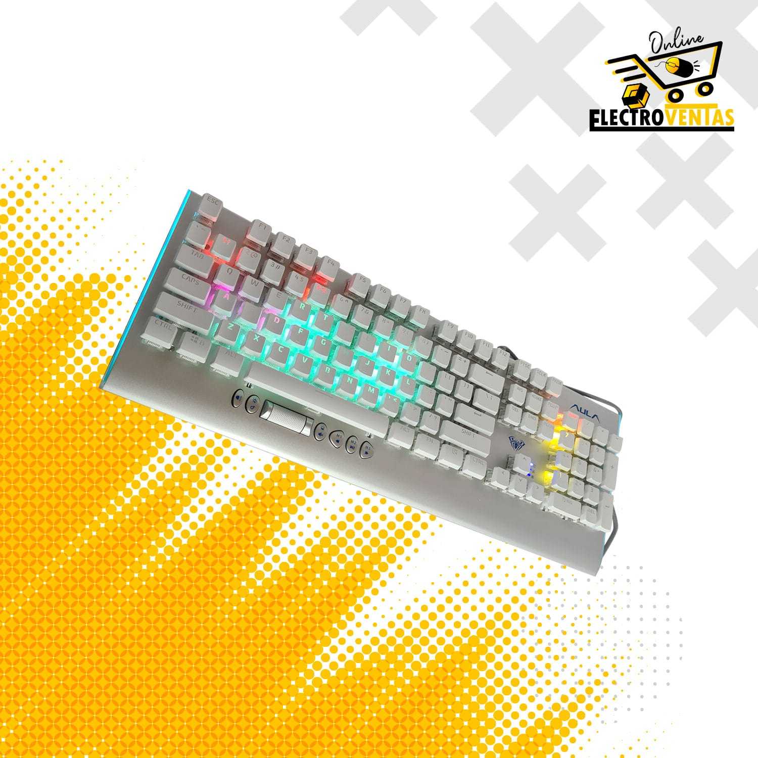 (OFERTA) "LZ 210603" TECLADO MECANICO GAMER AULA F2099 - Imagen 3