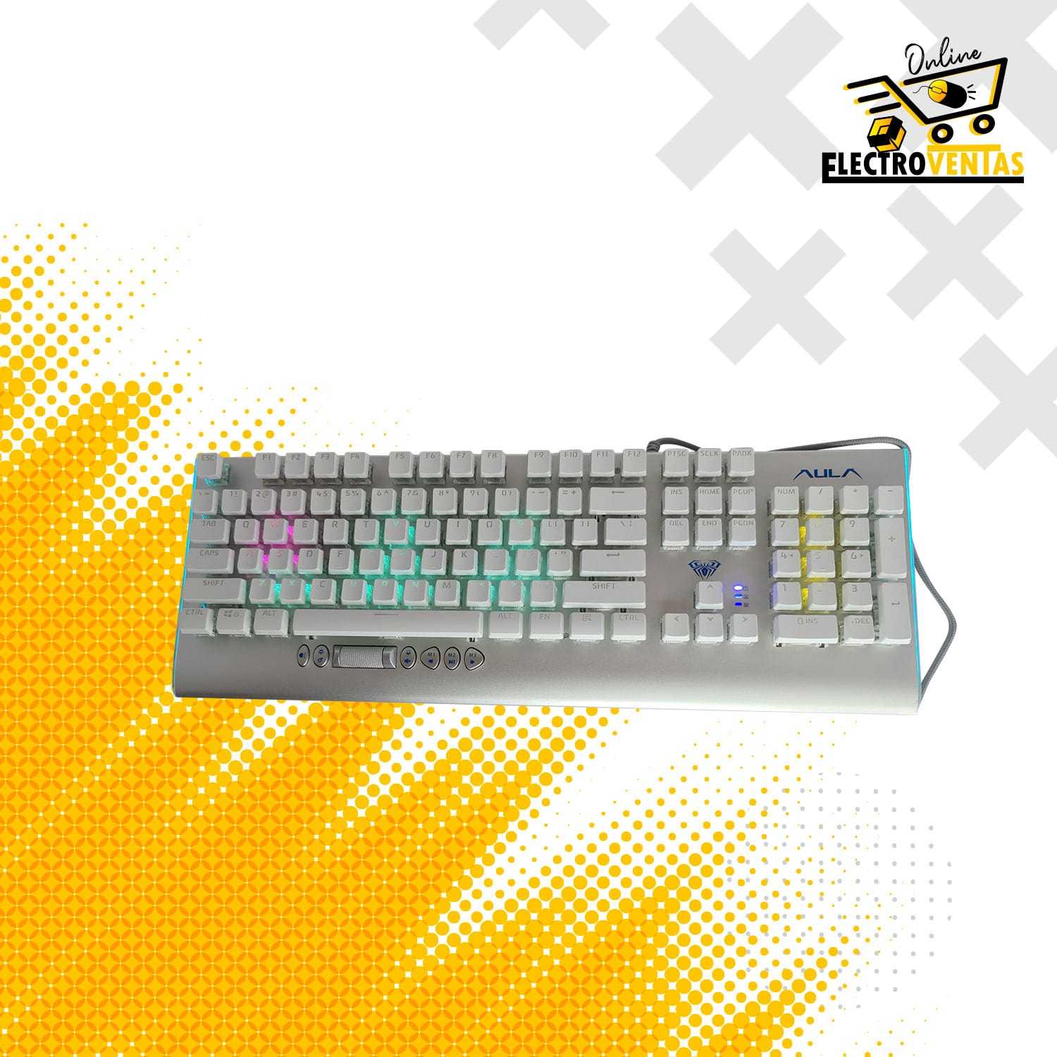 (OFERTA) "LZ 210603" TECLADO MECANICO GAMER AULA F2099 - Imagen 2