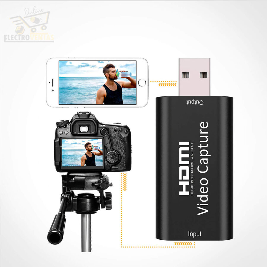 (OFERTA)"JS 210603" CAPTURADOR DE VIDEO HDMI CAJA NEGRA. - Imagen 6