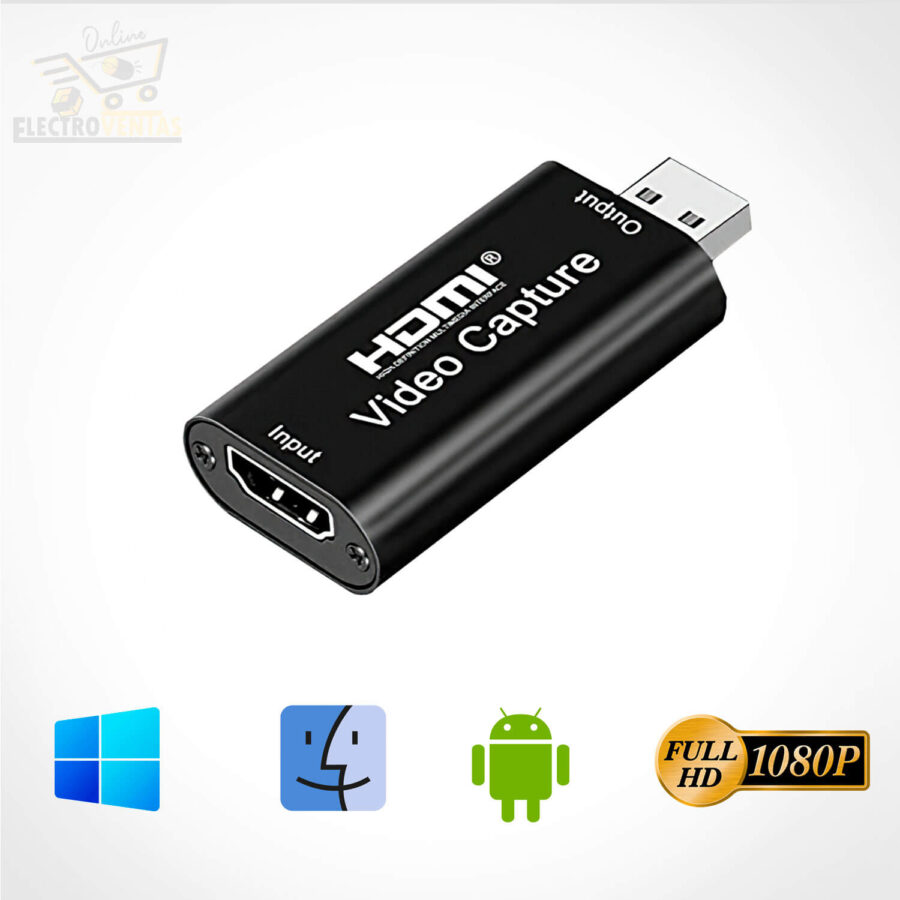 (OFERTA)"JS 210603" CAPTURADOR DE VIDEO HDMI CAJA NEGRA. - Imagen 4