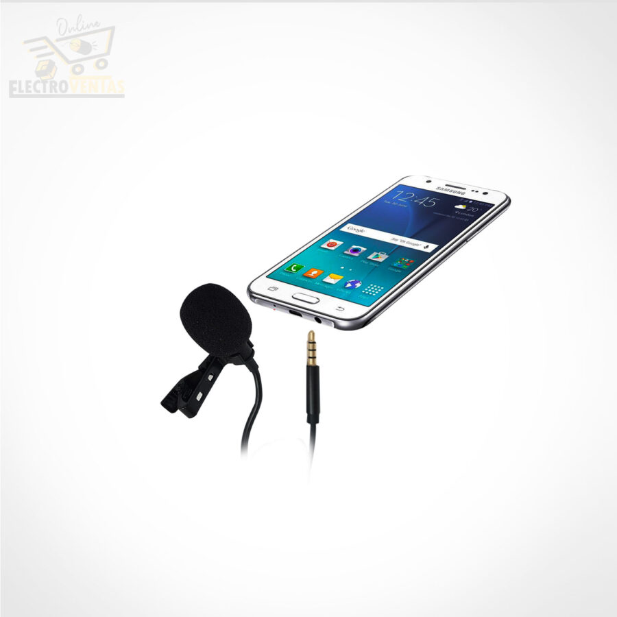 "SU210612" MICROFONO PARA CELULAR CABLE LARGO LAVALIER MICROPHONE. - Imagen 3