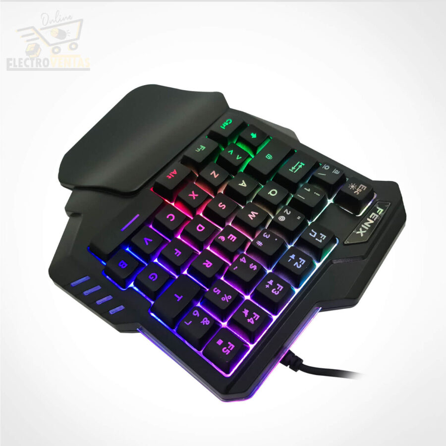(OFERTA) "JL200907" TECLADO DE UNA MANO GAMER FENIX JL907 WOLF - Imagen 5