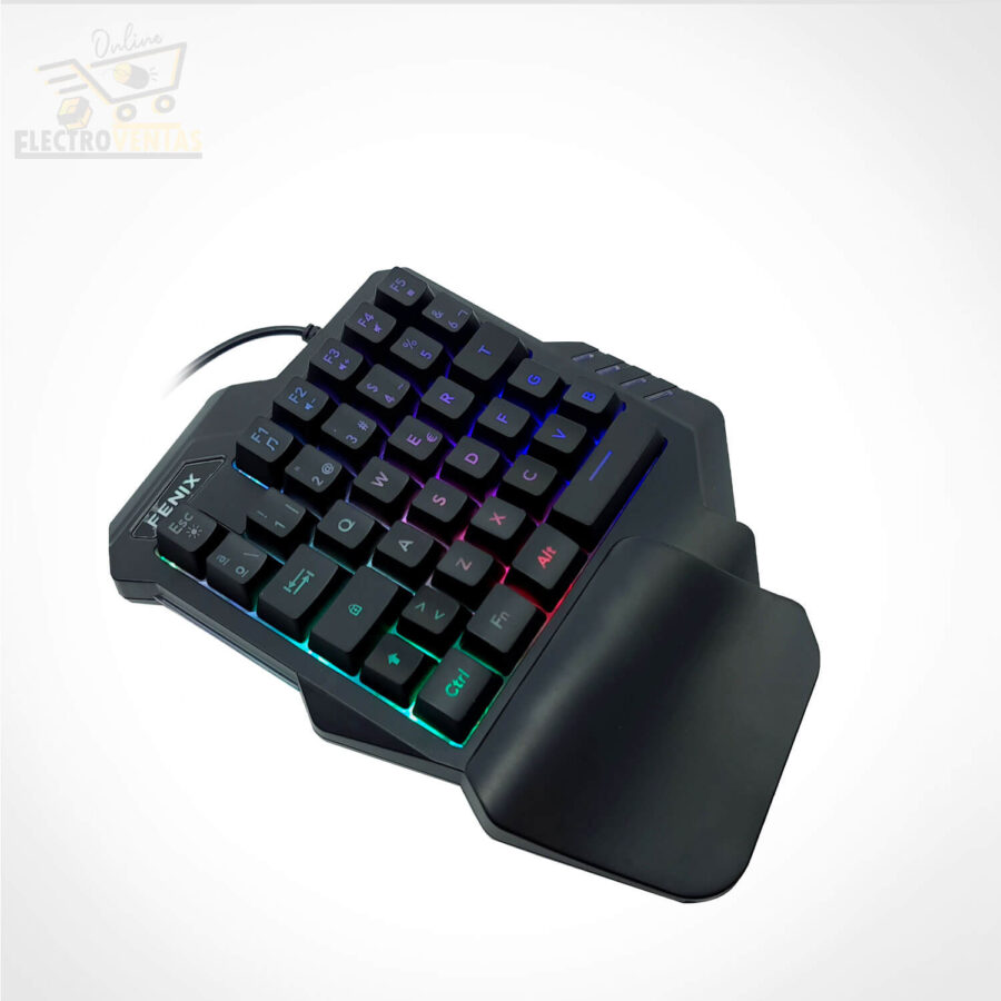 (OFERTA) "JL200907" TECLADO DE UNA MANO GAMER FENIX JL907 WOLF - Imagen 3