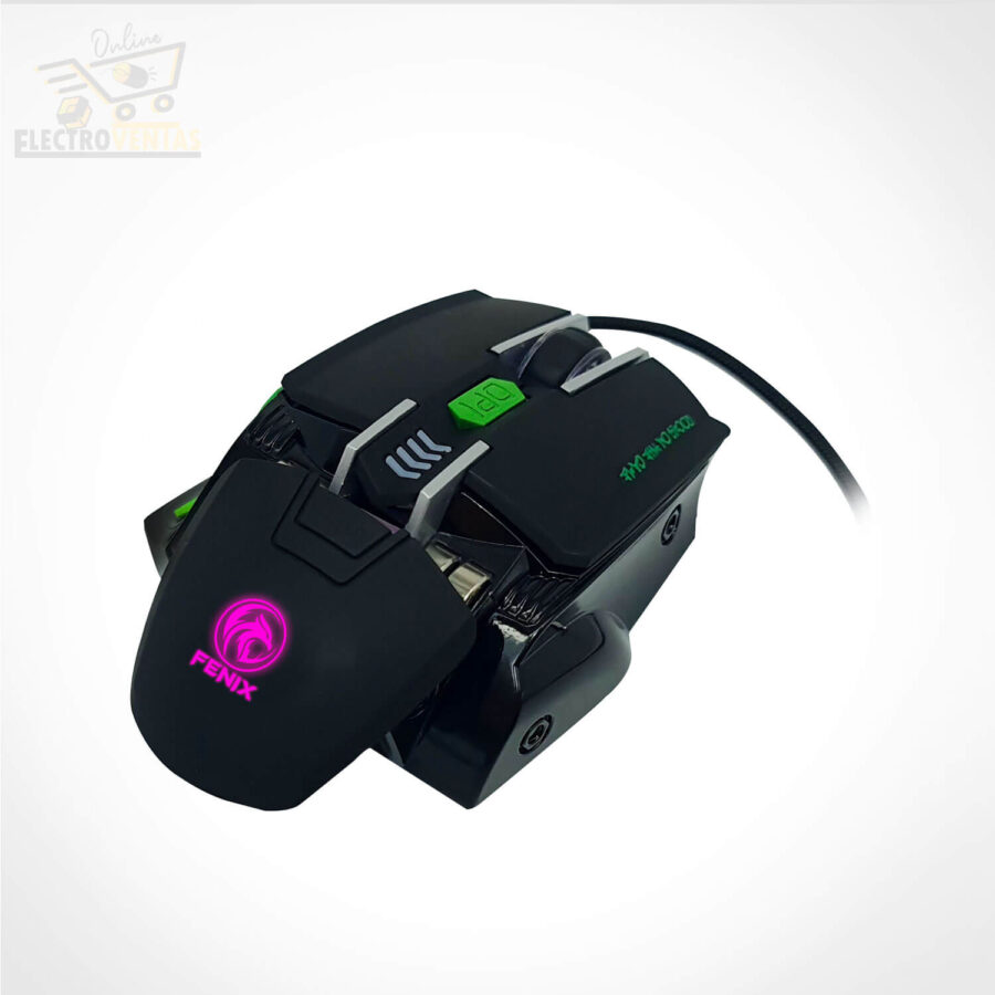 "JL200909" MOUSE GAMER ERGONOMICO FENIX JL909 TITAN GAMING - Imagen 3