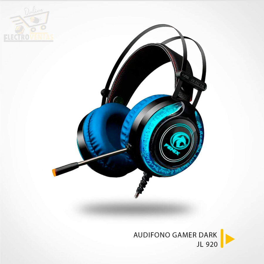 "JL200920" AUDIFONO GAMER LED FENIX JL920 DARK - Imagen 2