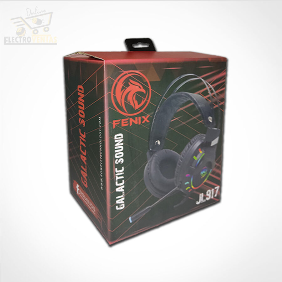 (OFERTA) "JL200917" AUDIFONO GAMER RGB CON VIBRADOR FENIX JL917 GALACTIC SOUND - Imagen 6