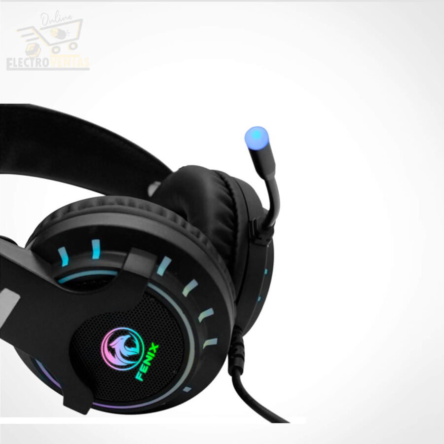 (OFERTA) "JL200917" AUDIFONO GAMER RGB CON VIBRADOR FENIX JL917 GALACTIC SOUND - Imagen 4