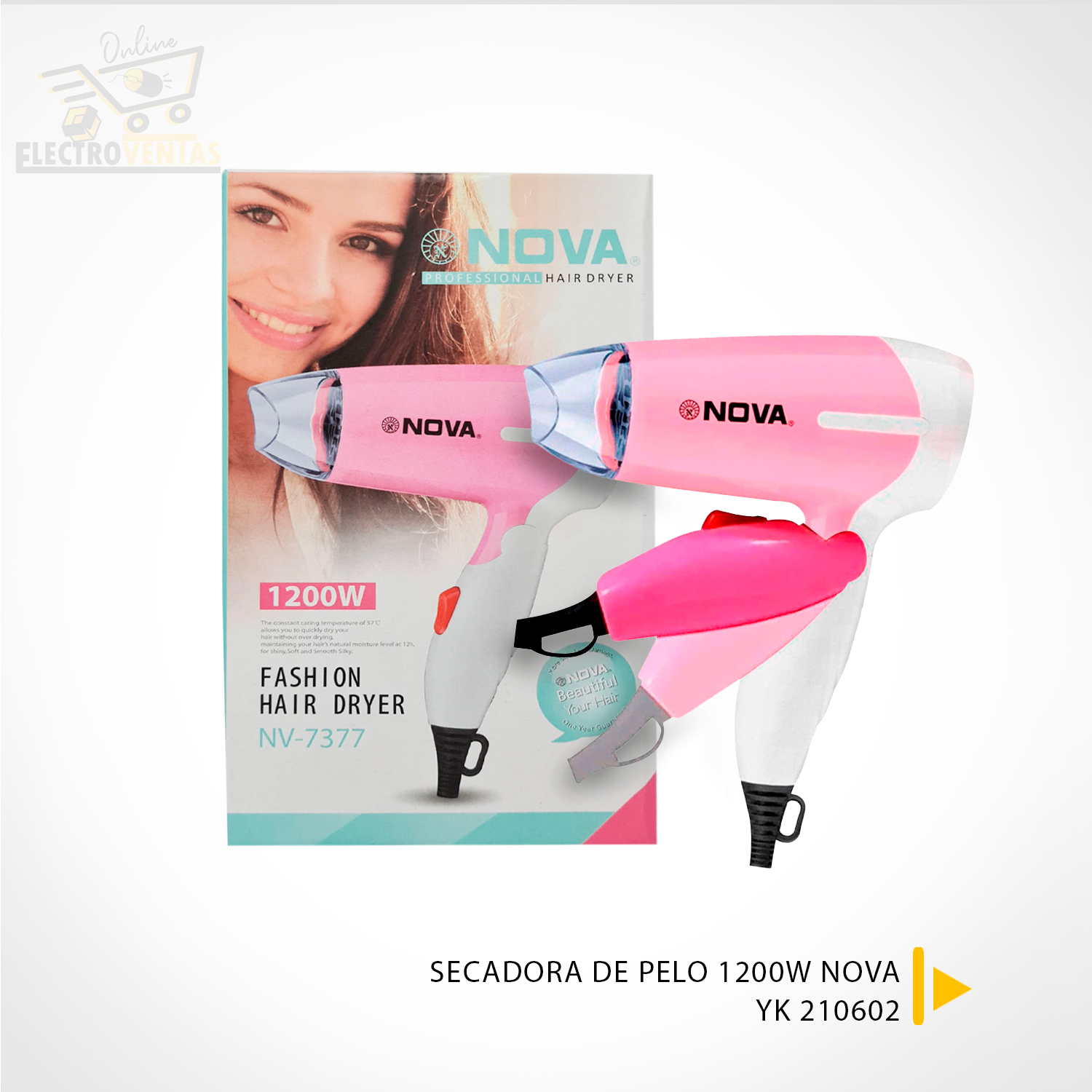 Secadora de cabello marca nova cheap