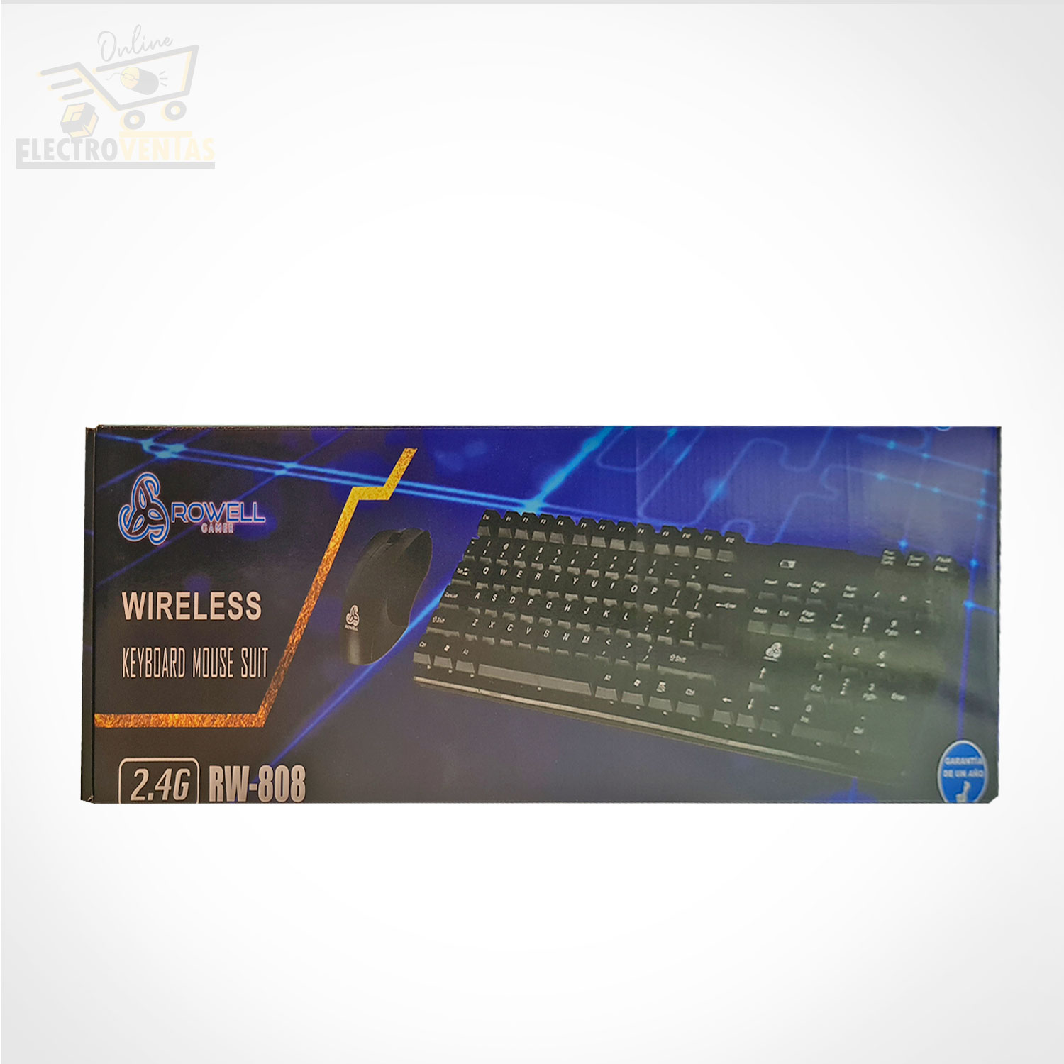 (OFERTA) "MI 30-26" TECLADO COMBO INALAMBRICO ROWELL RW-808 - Imagen 5
