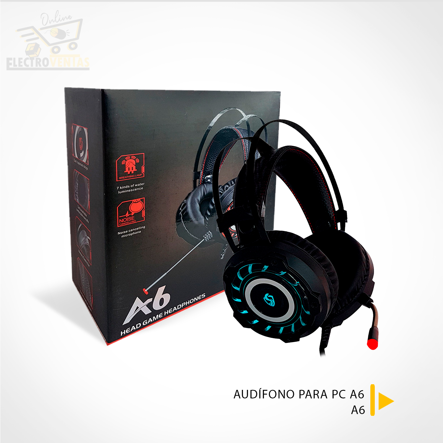 A6 AUDIFONO PARA PC A6 VENTAS POR MAYOR BOLIVIA