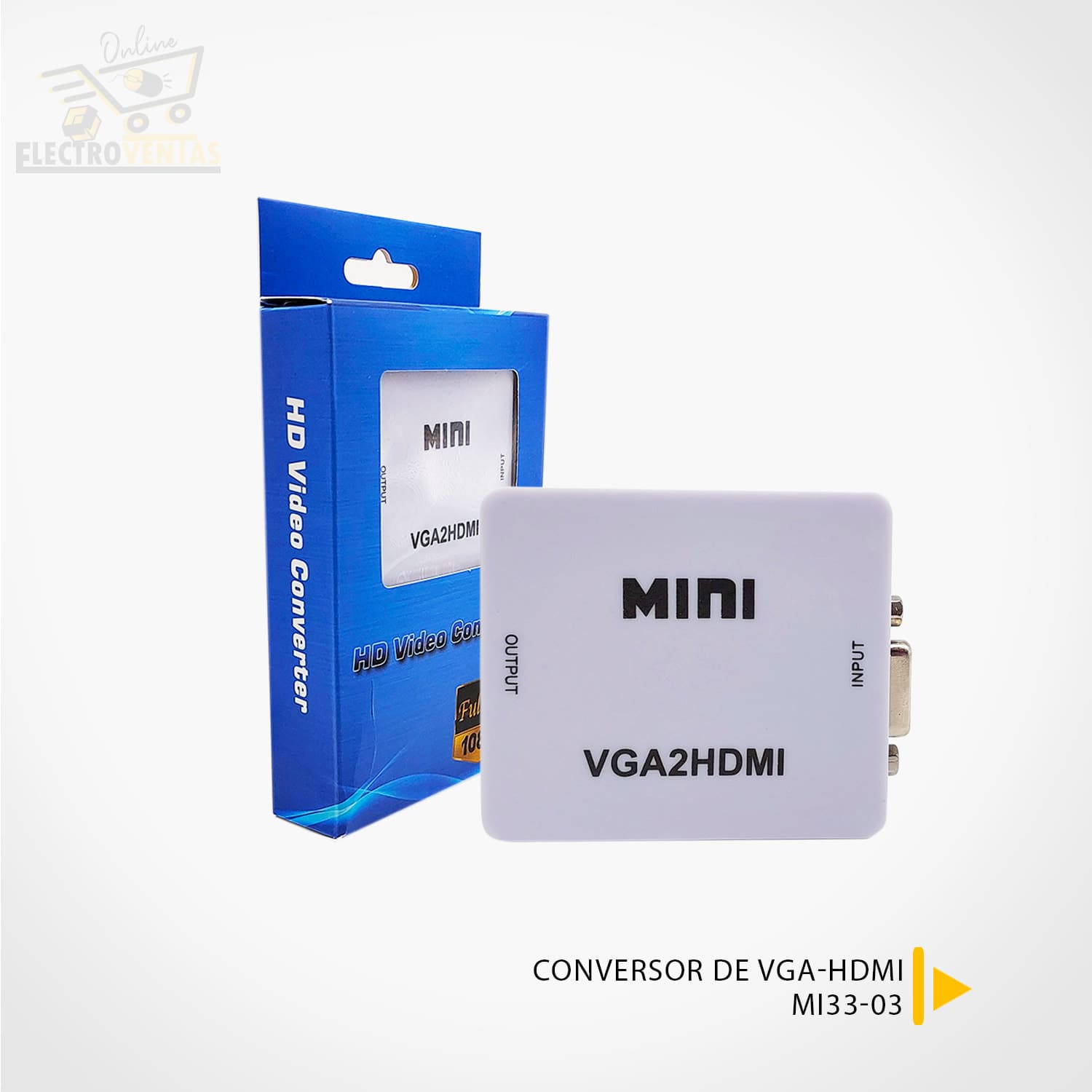 MI33-03” CONVERSOR DE VGA – HDMI – VENTAS POR MAYOR BOLIVIA