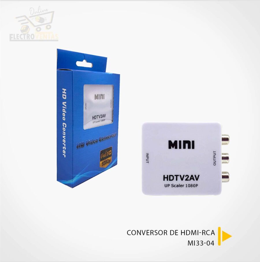 (OFERTA) "MI33-04" CONVERSOR DE HDMI - RCA