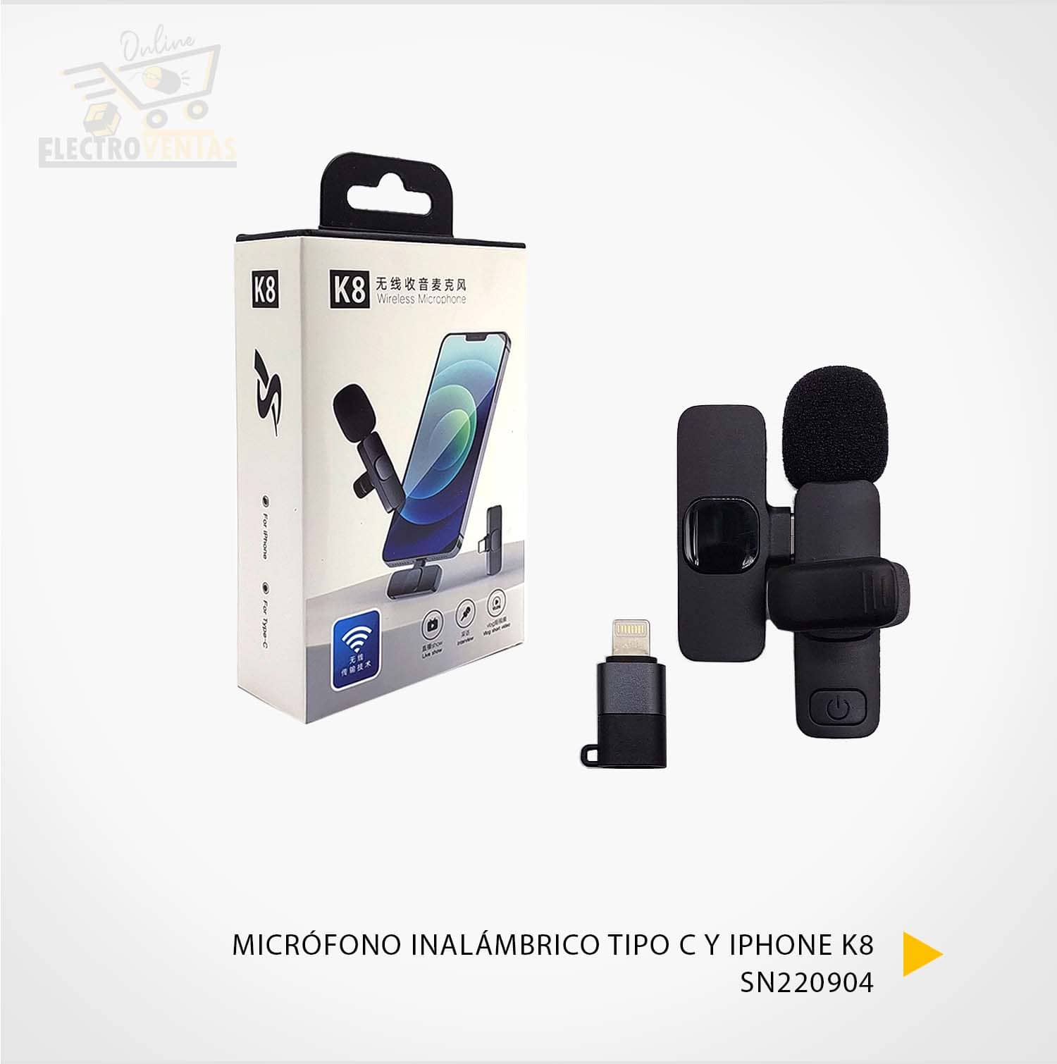 Micrófono inalámbrico para celular DUO – Novex Bolivia
