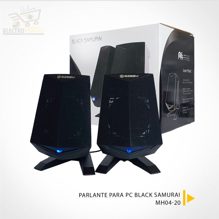 "MH04-20" PARLANTE PARA PC BLACK SAMURAI