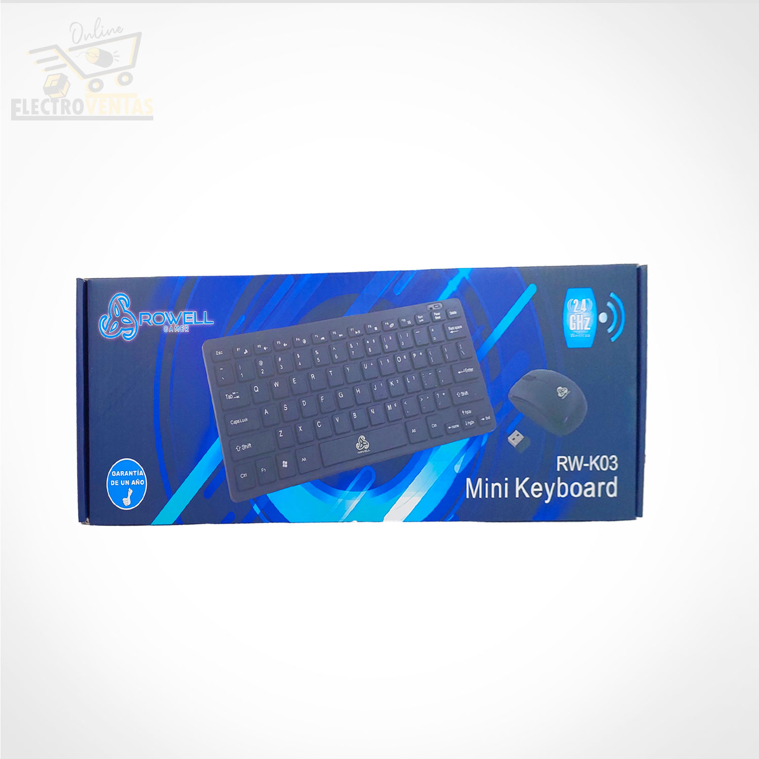 (OFERTA) "TJ1106" TECLADO COMBO C/PROTECTOR ROWELL RW-K03 - Imagen 10