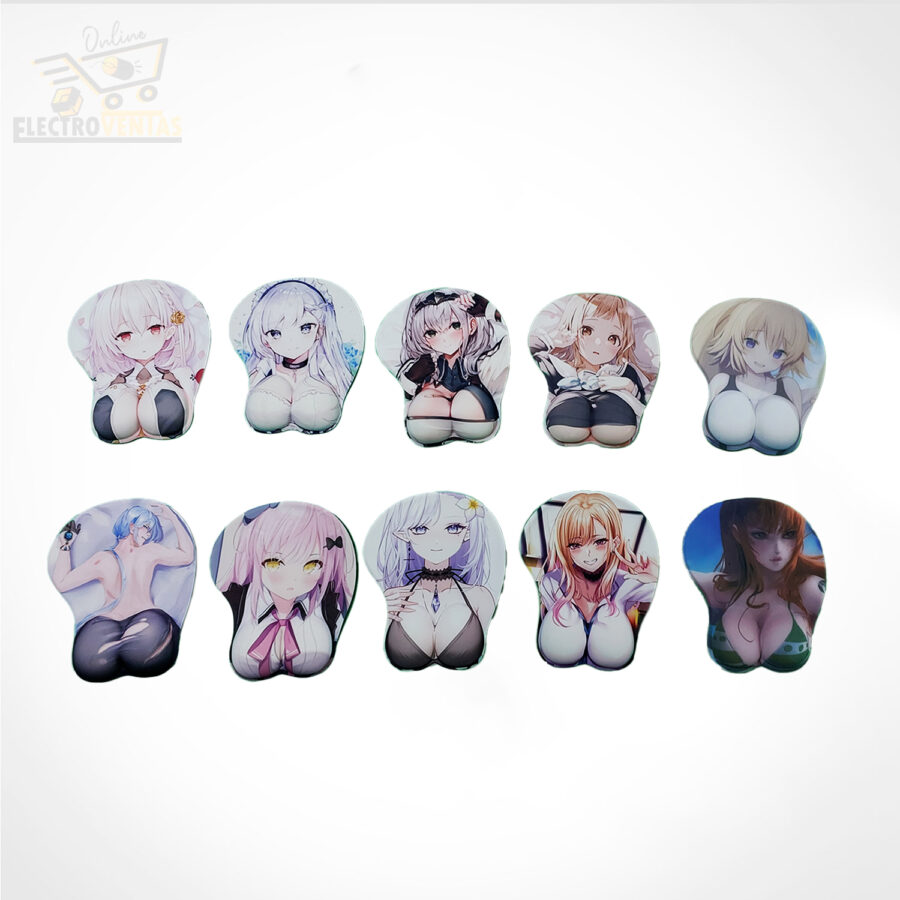 "WT210601" PAD MOUSE CON GEL DISEÑO ANIME (OFERTA) - Imagen 3