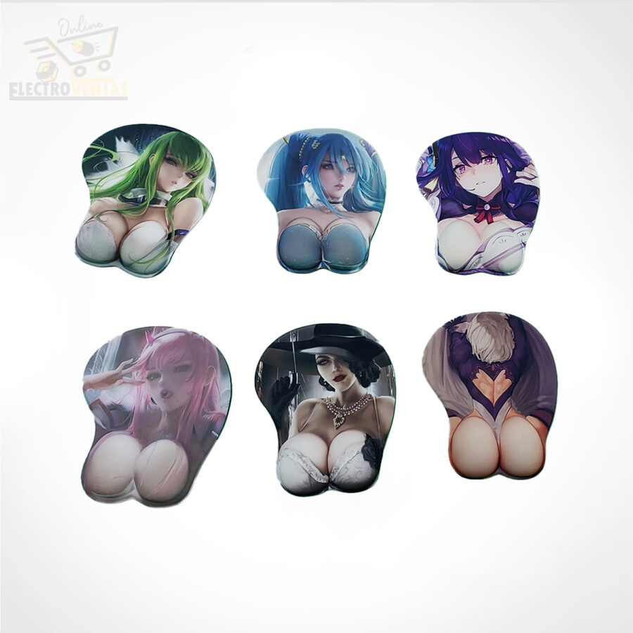 "WT210601" PAD MOUSE CON GEL DISEÑO ANIME (OFERTA) - Imagen 2