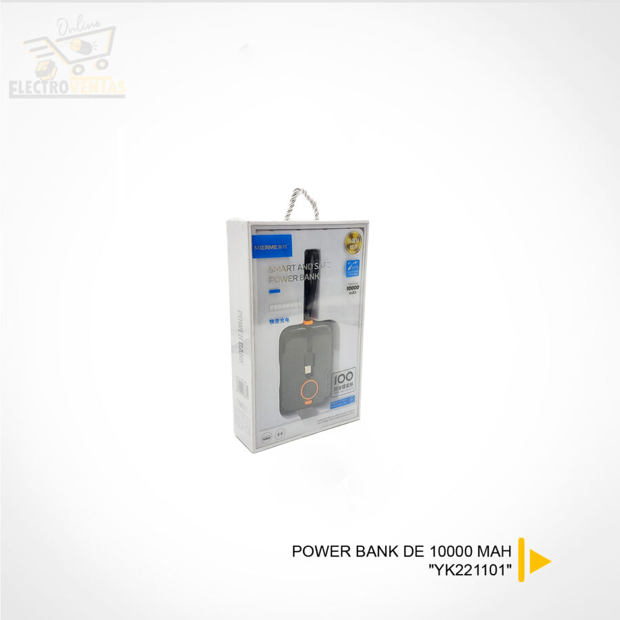 (OFERTA) "YK221101" POWER BANK DE 10000 MAH
