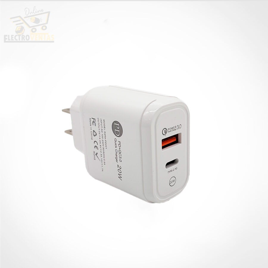"CL221102" CARGADOR DE 20W (SIN CABLE) PD20W - Imagen 4