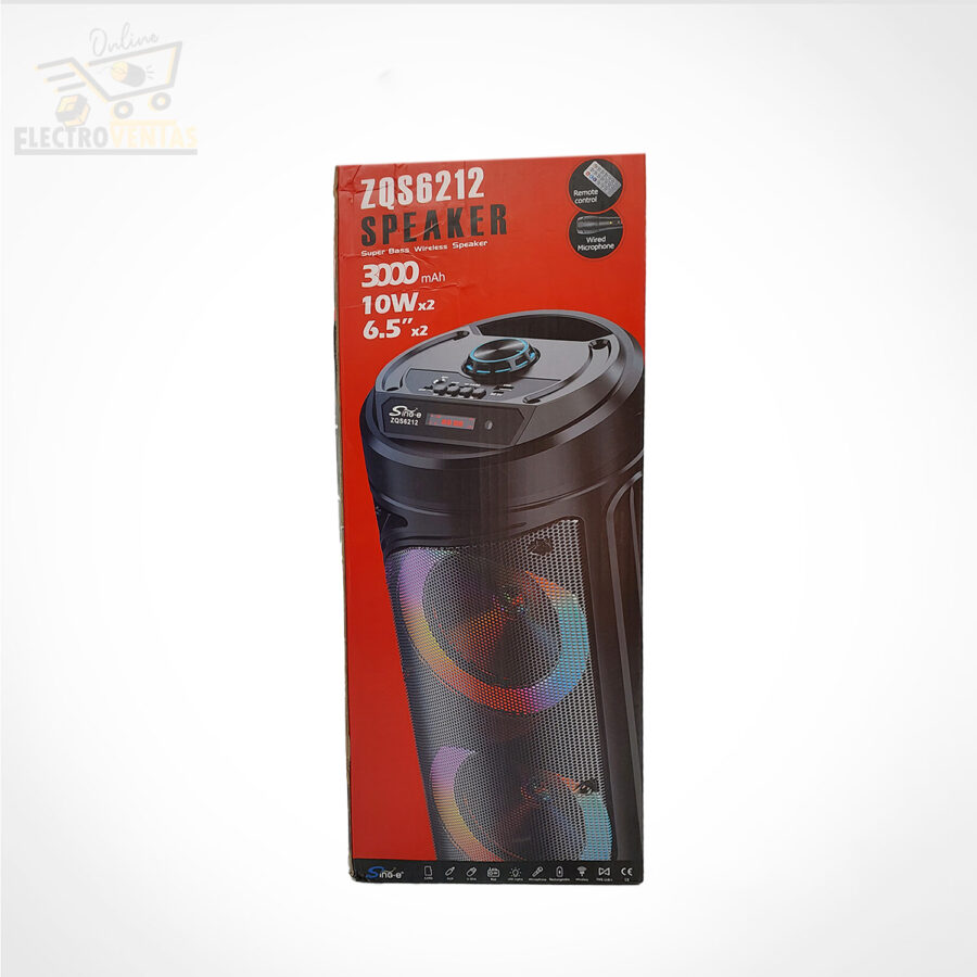 (OFERTA) "AY221101" PARLANTE BLUETOOTH CON MICROFONO SING-E ZQS6212 - Imagen 6