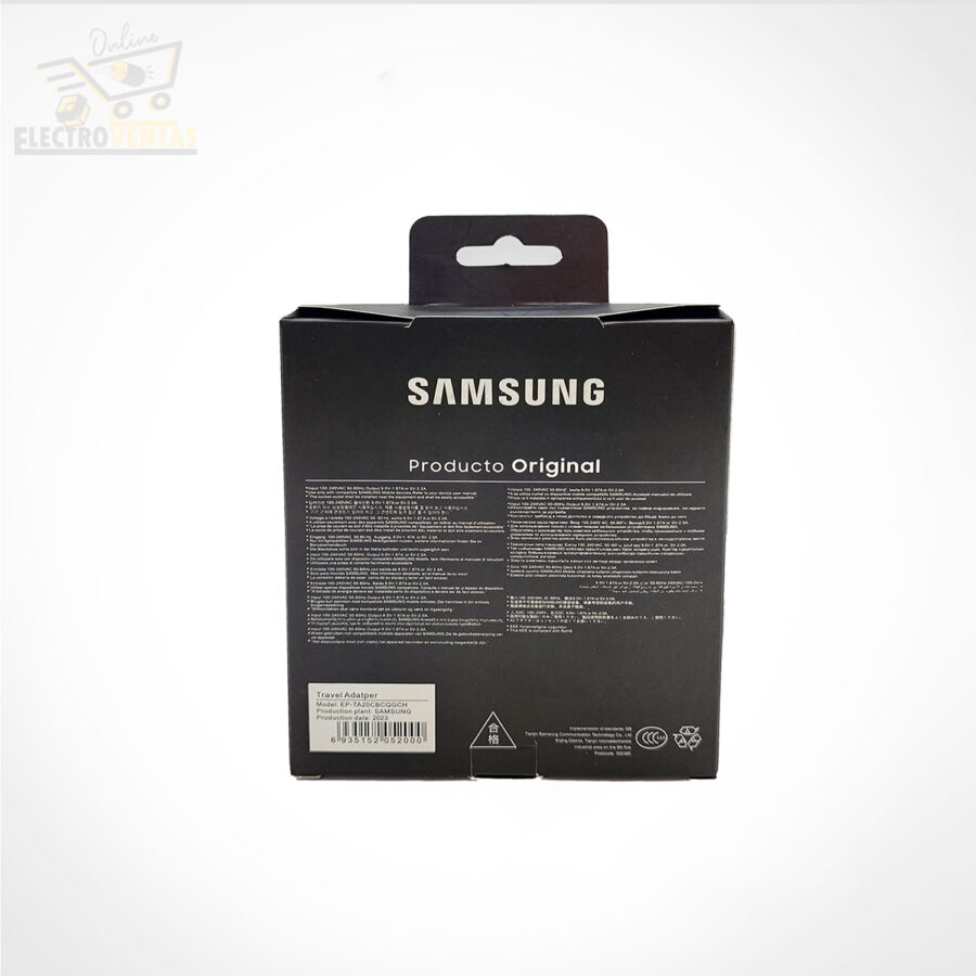 "NN221103" CARGADOR SAMSUNG T/C A T/C DE 50W C/NEGRA - Imagen 5
