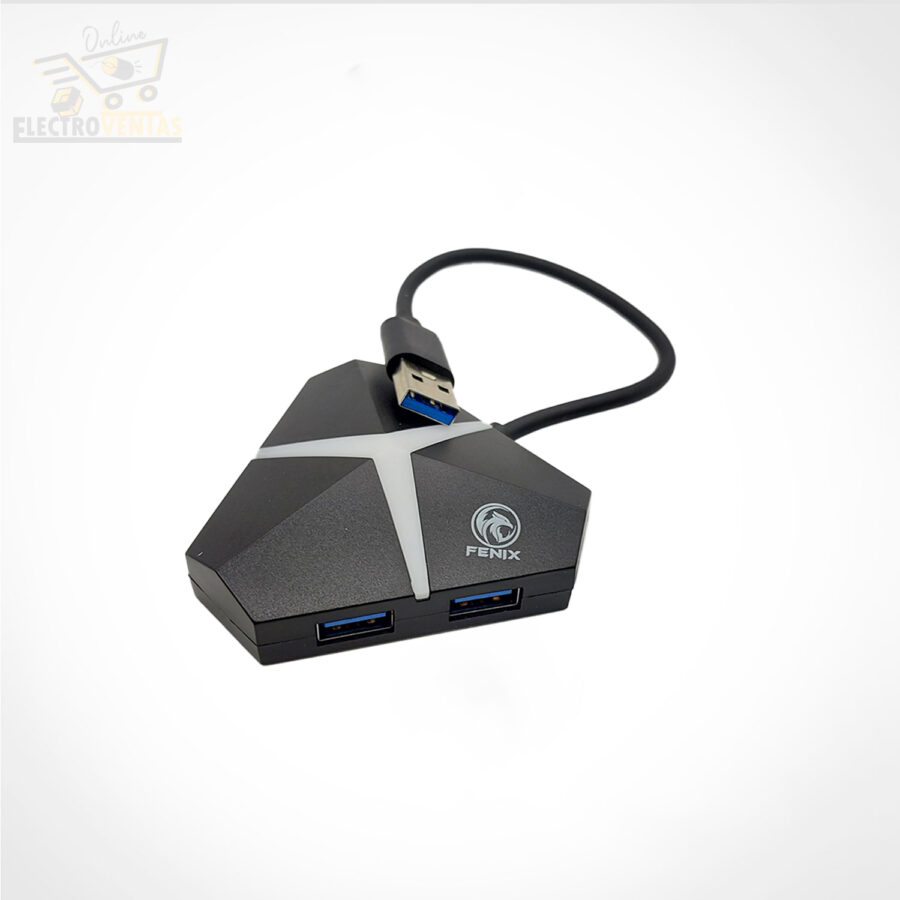 "XC221101" HUB FENIX DE 4 PUERTOS 3.0 REAL XC1104 - Imagen 2