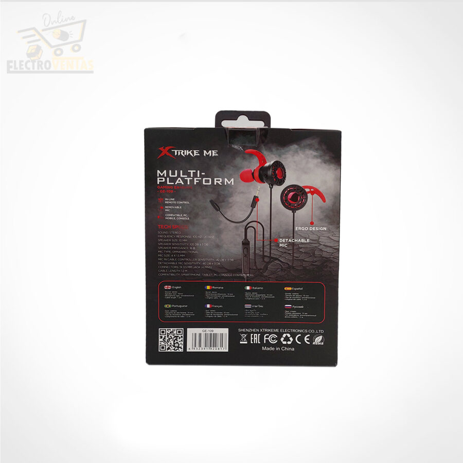 "YK221232" AUDIFONO GAMER XTRIKE ME GE-109 - Imagen 6