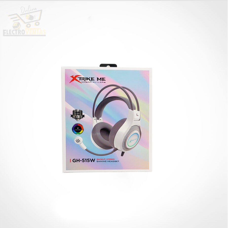 (OFERTA) "YK221230" AUDIFONO GAMER XTRIKE ME GH-515W BLANCO - Imagen 5