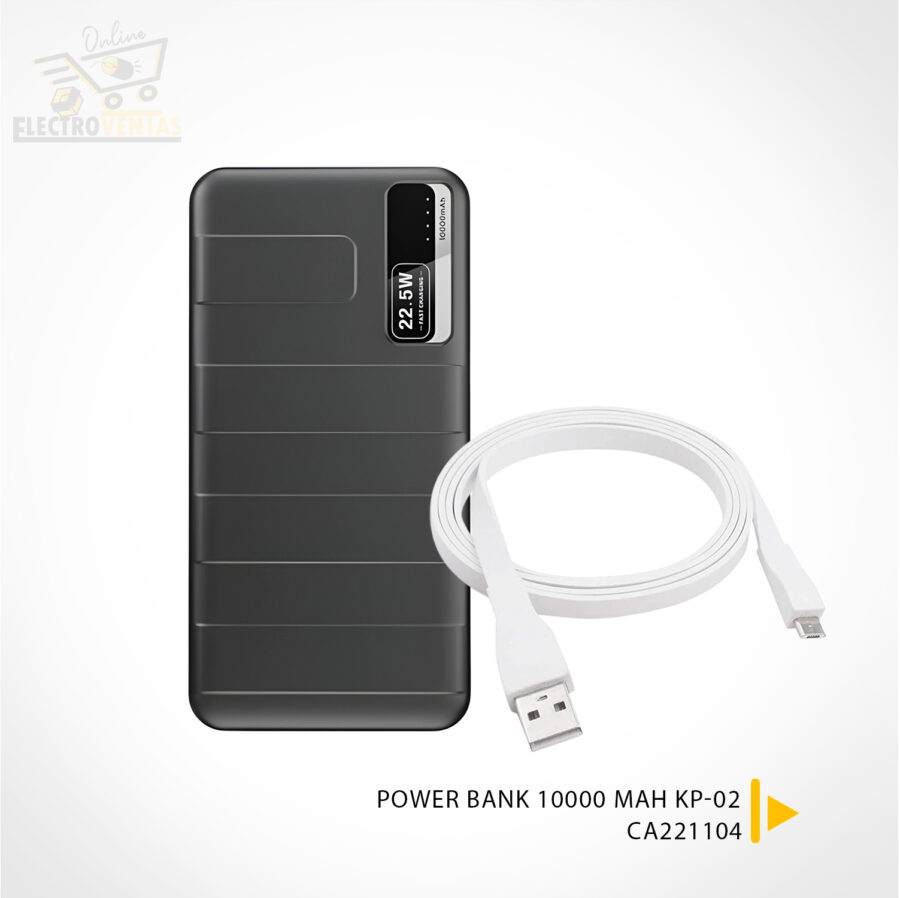 (OFERTA) "CA221104" POWER BANK 10000 MAH KP-02