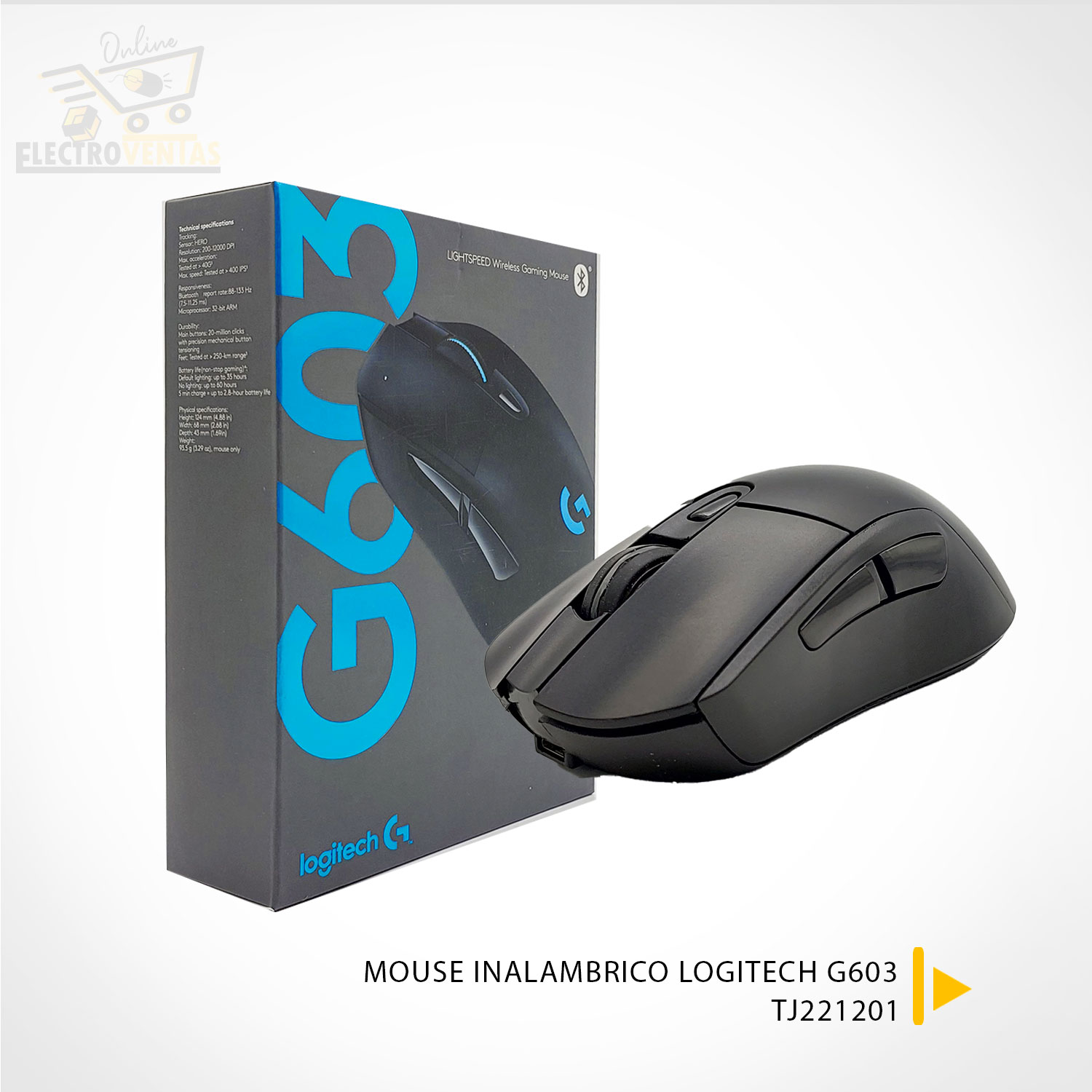 Ratón Gaming Inalámbrico Logitech G603 