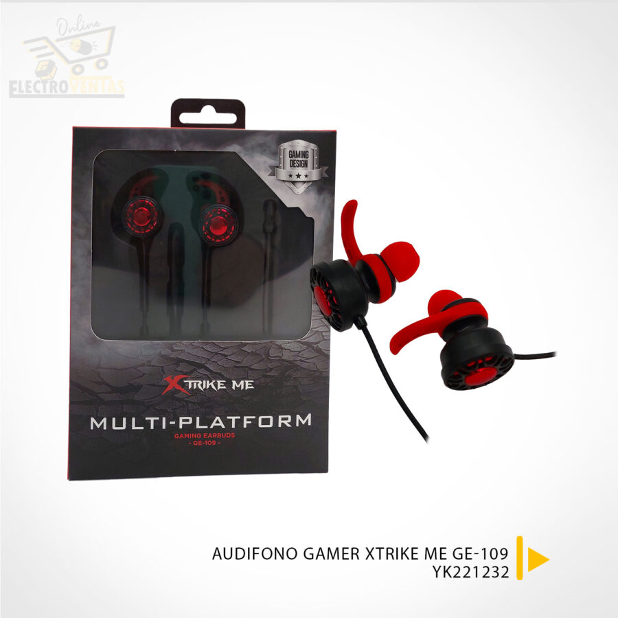"YK221232" AUDIFONO GAMER XTRIKE ME GE-109