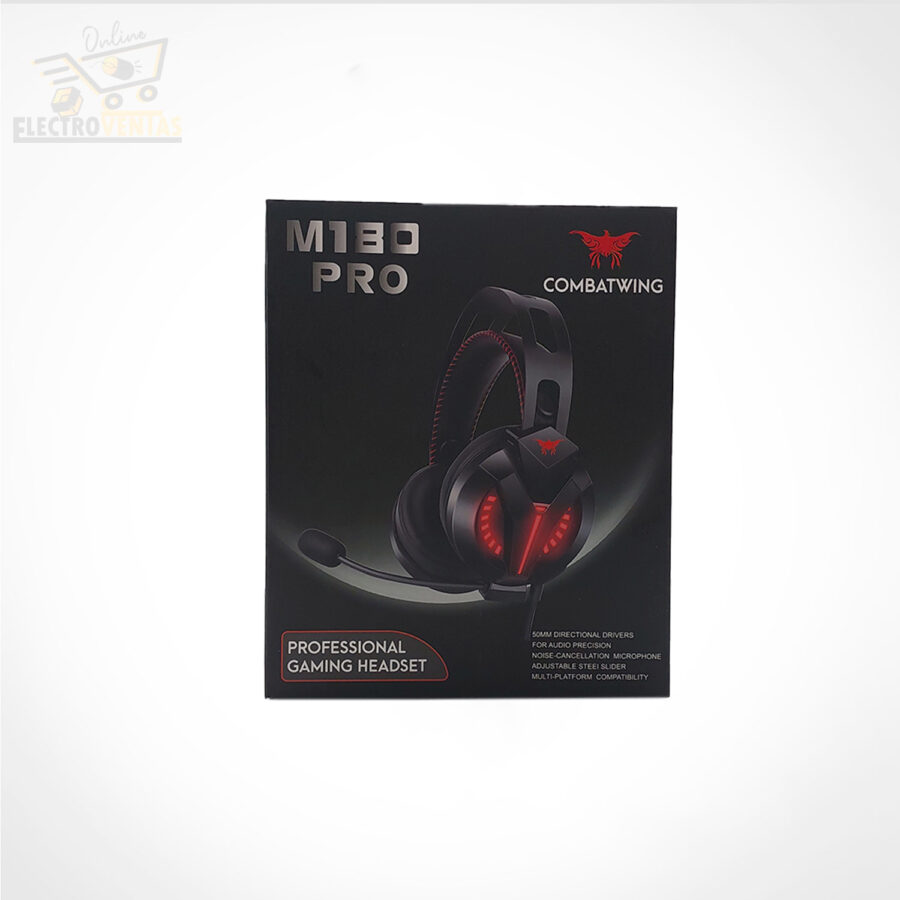 (OFERTA) "CI221212" AUDIFONO GAMER COMBATWING M180 PRO - Imagen 5