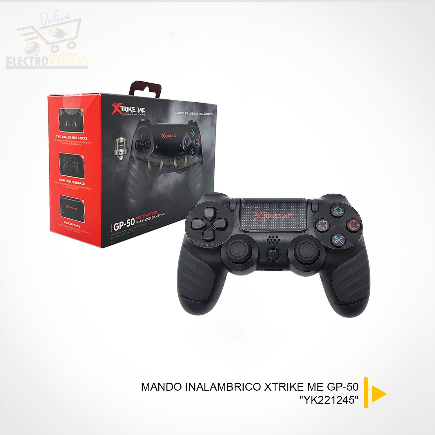 (OFERTA)"YK221245" MANDO INALAMBRICO XTRIKE ME GP-50