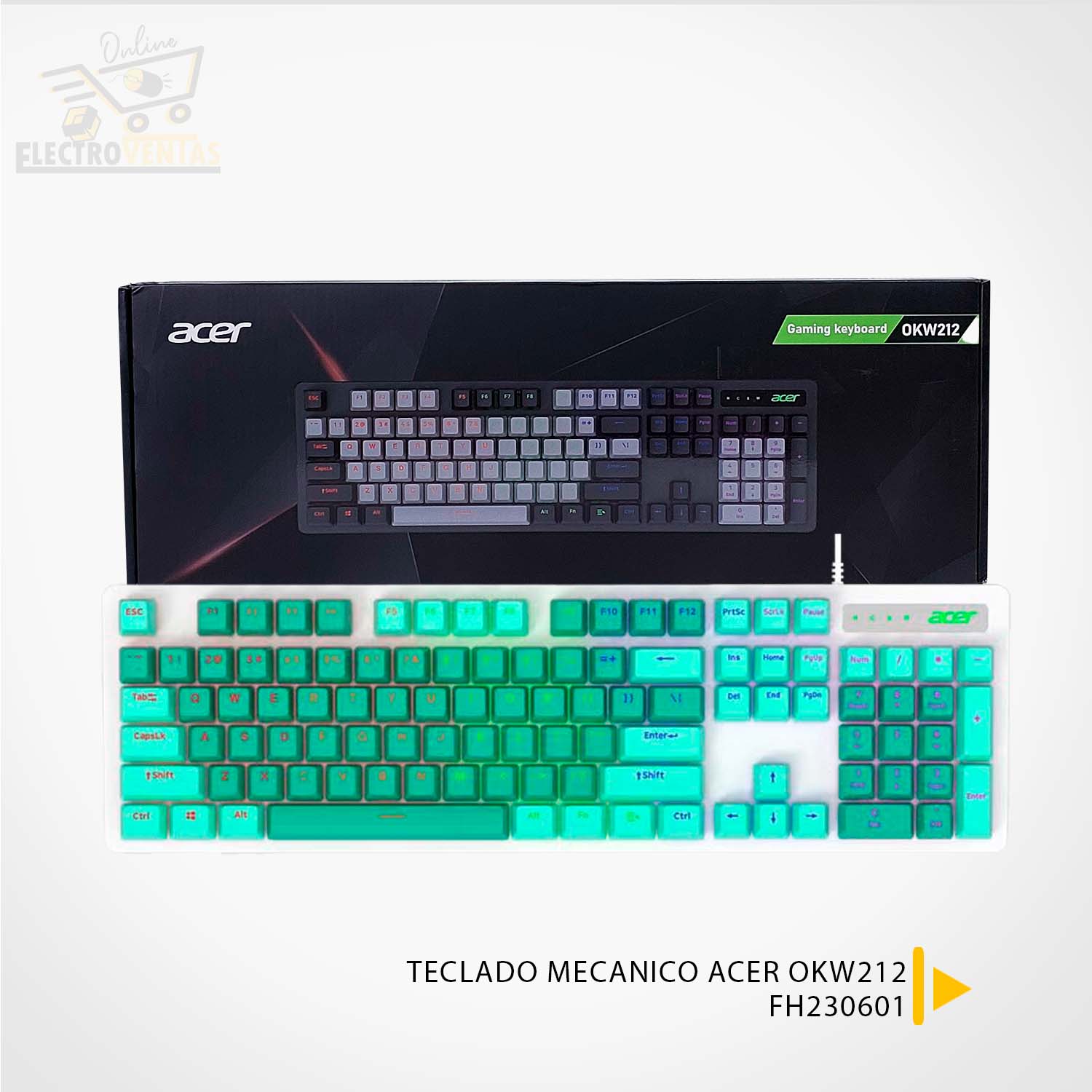 “FH230601” TECLADO MECANICO ACER OKW212 – VENTAS POR MAYOR BOLIVIA