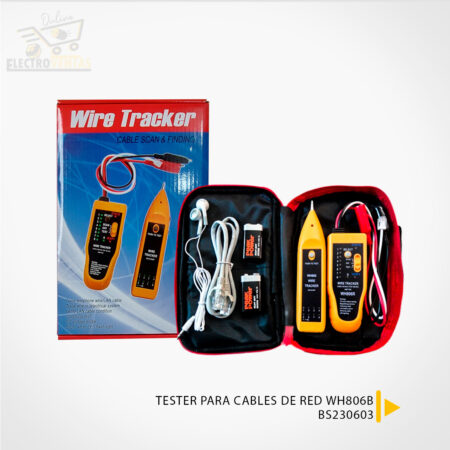 "BS230603" TESTER PARA CABLES DE RED WH806B