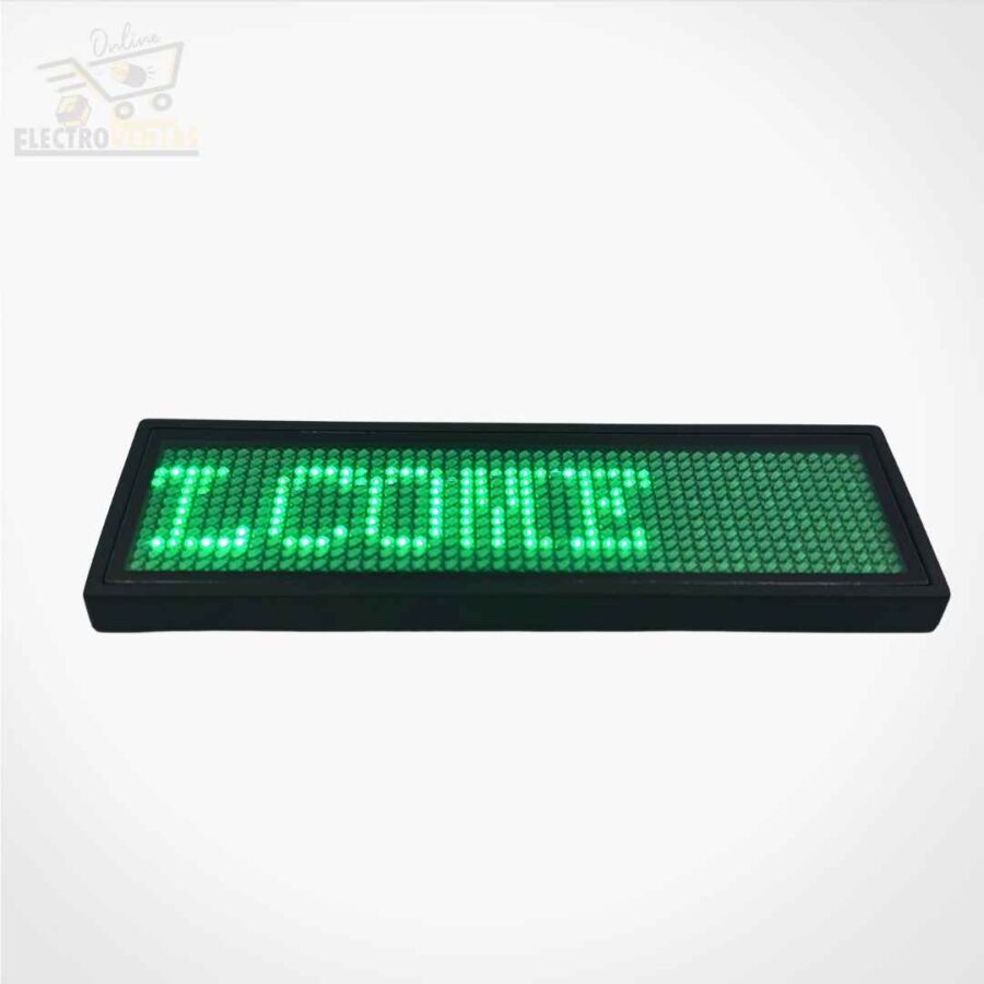 "CH230603" MINI LETRERO LED RECARGABLE C/VERDE - Imagen 5