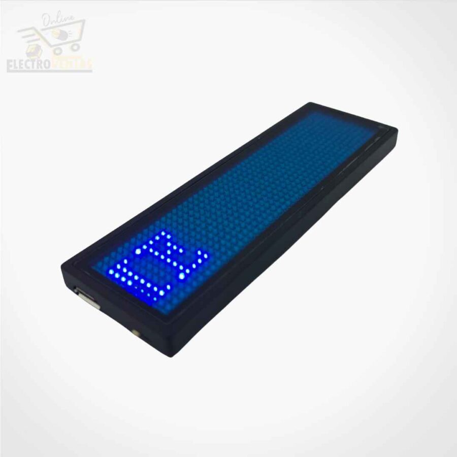"CH230602" MINI LETRERO LED RECARGABLE C/AZUL - Imagen 4