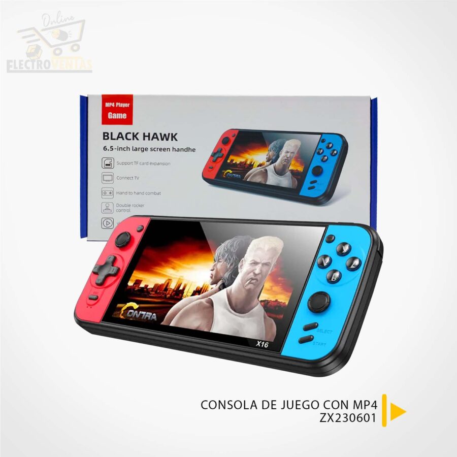 (OFERTA) "ZX230601" CONSOLA DE JUEGO CON MP4