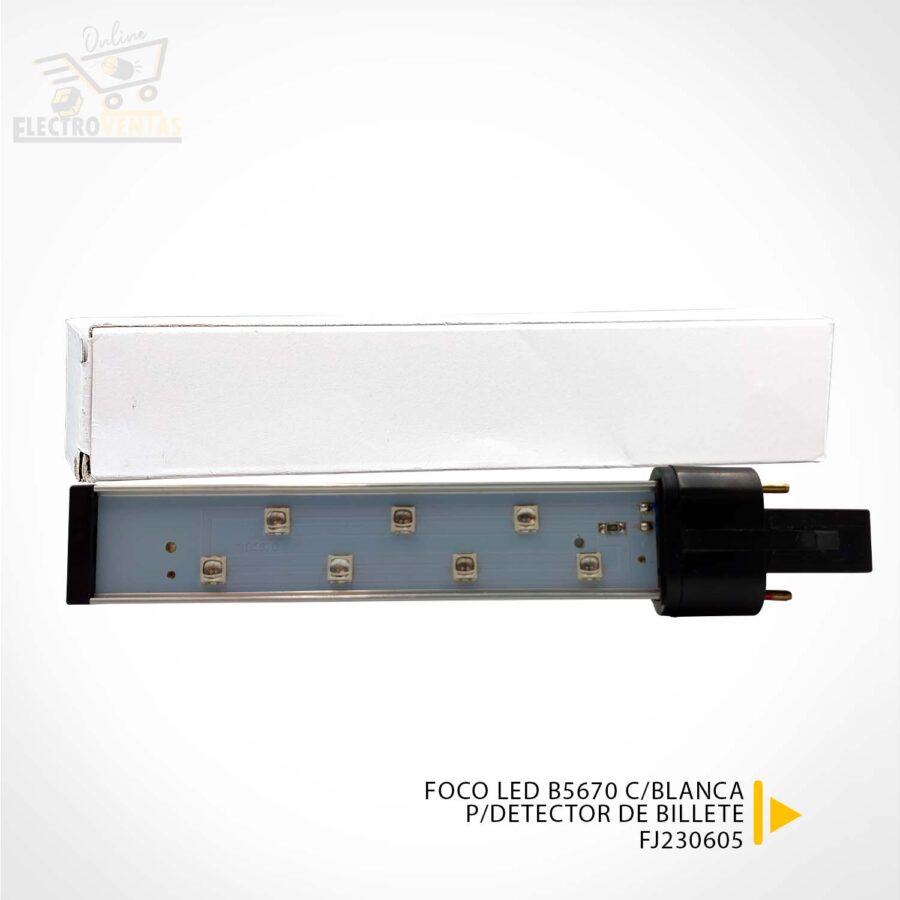 "FJ230605" FOCO LED B5670 C/BLANCA P/DETECTOR DE BILLETE